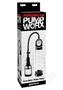 Pump Worx Accu-meter Power Penis Pump - Clear And Black