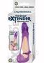 Great Extender Vibrating Sleeve Cock Ring And Ball Cradle - Purple